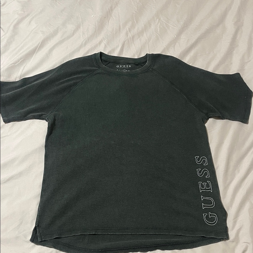 Guess Forest Green Logo Tee